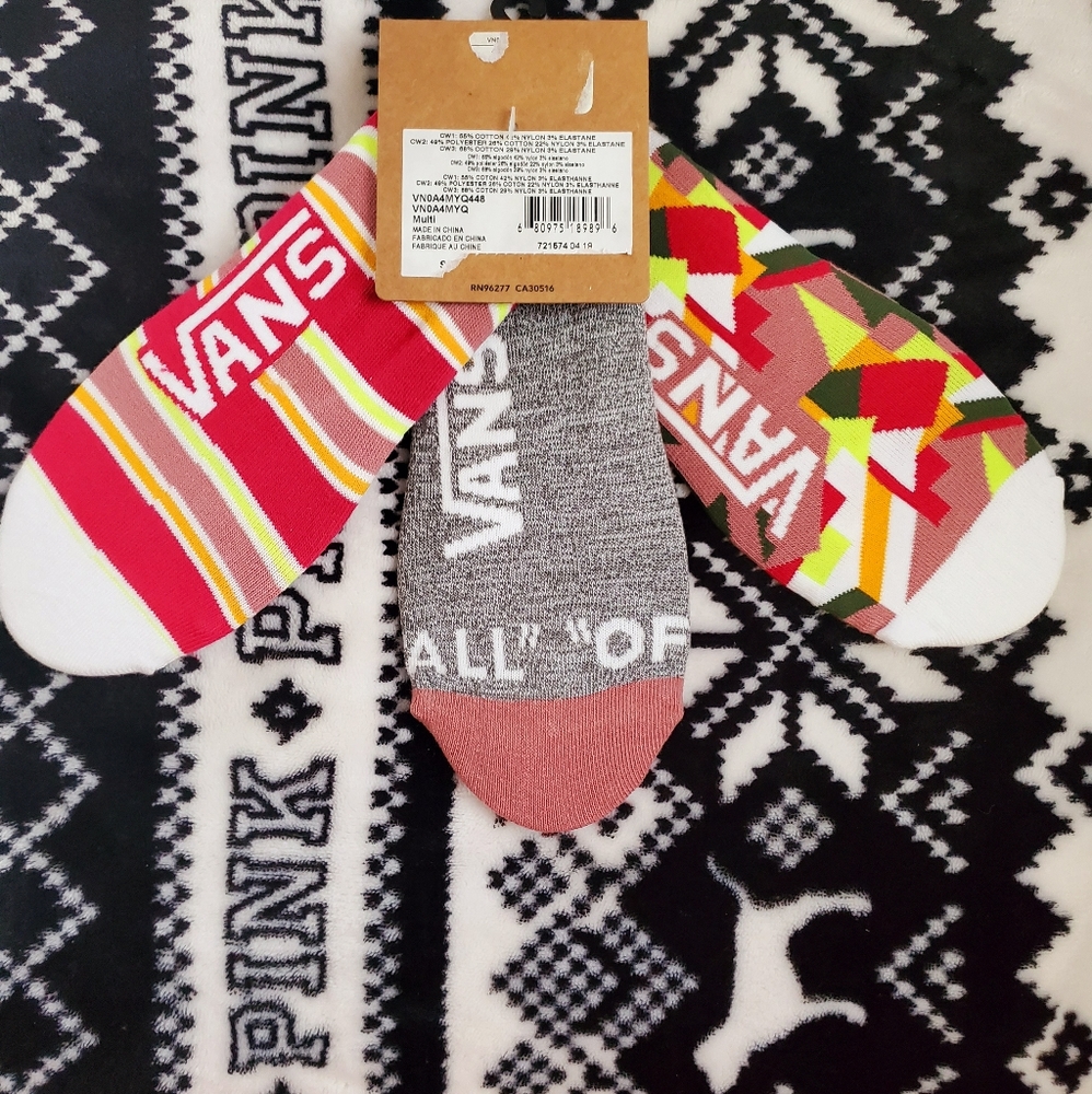 Vans 3 Pack Of Womens Socks NWT - Picture 2 of 4